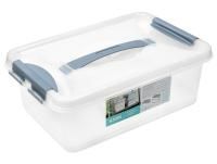 Контейнер для хранения 6л Клик с защелками 1/11