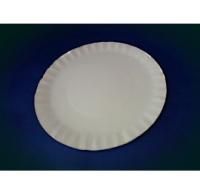 Тарелка картон d-230 белая Aviora 50/700 