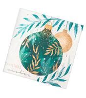 НГ Салфетки (33х33) 3-сл Изящное украшение (20) 1/12