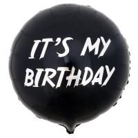Шар фольгированный Its my birthday! d18 с подложкой 1/100 Шар фольгированный Its my birthday! d18 с подложкой 1/100