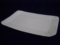 Тарелка картон (13х20) мелованная 50/700