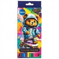 Карандаши цветные 12цв пластик Мишка Centrum 1/12/144 Карандаши цветные 12цв пластик Мишка Centrum 1/12/144