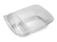 Ланч-бокс 2-сек К-2016 700мл прозрачный ПП ПолиЭР 50/100