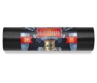 Мешок для мусора 240л рулон ПВД (100х130)-60 черный БРОНЯ ПРЕМИУМ 2-сл 145г Ромашка (10шт) 1/7 Мешок для мусора 240л рулон ПВД (100х130)-60 черный БРОНЯ ПРЕМИУМ 2-сл 145г Ромашка (10шт) 1/7