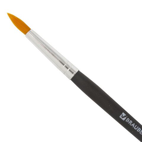 Кисть синтетика круглая №5 BRAUBERG 1/30