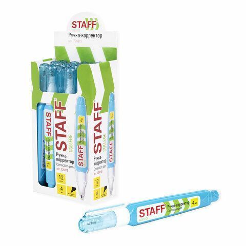 Корректор-ручка 4мл металлический наконечник STAFF College 1/12 (Клиент) Корректор-ручка 4мл металлический наконечник STAFF College 1/12 (Клиент)
