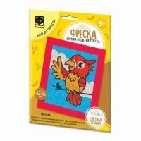 Аппликация фреска Веселый зоопарк Попугай 1/50 Аппликация фреска Веселый зоопарк Попугай 1/50