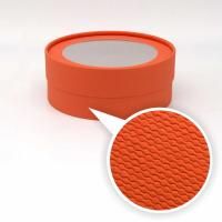 Коробка шайба с прозр. крышкой 21х7,5см оранжевый лен Коробка шайба с прозр. крышкой 21х7,5см оранжевый лен