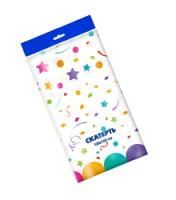 Скатерть полиэтиленовая 120х180см Карнавалия 1/50 Скатерть полиэтиленовая 120х180см Карнавалия 1/50