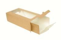 Коробка для сладостей с окном 180х105х55мм картон ECO MB 12 DoECO 50/300 Коробка для сладостей с окном 180х105х55мм картон ECO MB 12 DoECO 50/300