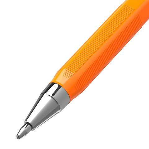 Ручка шариковая синяя 0,7мм оранжевый корпус BRAUBERG M-500 ORANGE 1/50