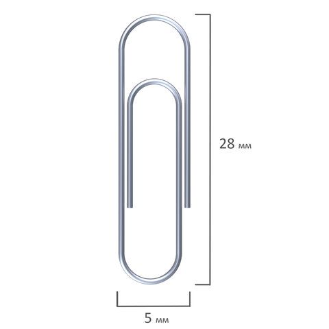 Скрепки 28мм 100шт оцинкованные STAFF 1/10/300 Скрепки 28мм 100шт оцинкованные STAFF 1/10/300