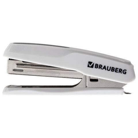 Степлер №10 до 20л с антистеплером серый Extra BRAUBERG 1/24 Степлер №10 до 20л с антистеплером серый Extra BRAUBERG 1/24