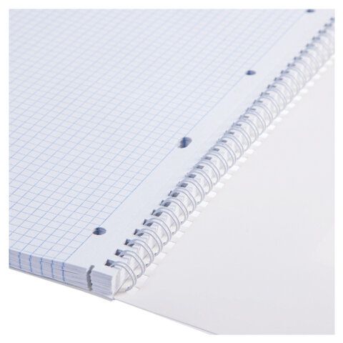 Тетрадь 80л А4 клетка гребень картон HATBER 1/4/28