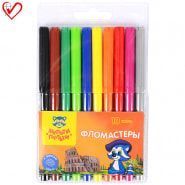 Фломастеры 10цв смываемые, блистер Мульти-Пульти Енот в Италии 1/12 Фломастеры 10цв смываемые, блистер Мульти-Пульти Енот в Италии 1/12
