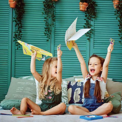 Цветная бумага А4 2-сторонняя офсетная 16л 8цв на скобе  200х280мм (2 вида) ЮНЛАНДИЯ 1/80