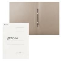 Скоросшиватель картон белый BRAUBERG плотность 440 г/м2, до 200 листов 1/100 Скоросшиватель картон белый BRAUBERG плотность 440 г/м2, до 200 листов 1/100