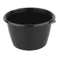 Контейнер ПП 750мл d-144 мм h-83,6 мм К-144 круглый суповой черный ПолиЭр 50/300