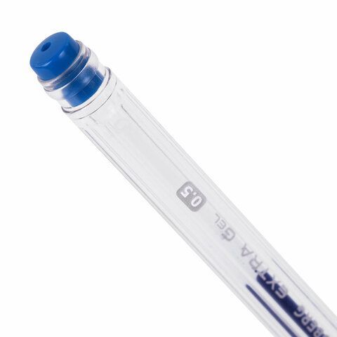 Ручка гелевая синяя 0,5мм линия 0,35мм BRAUBERG EXTRA 1/12 Ручка гелевая синяя 0,5мм линия 0,35мм BRAUBERG EXTRA 1/12
