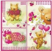 Салфетки (33х33) 3-сл Мишки Гамми (20) 1/15