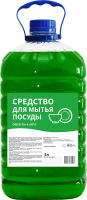 Средство жидкое для мытья посуды 5л эконом Green Tea and Apple Италмас 1/4