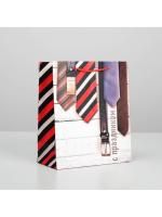 Пакет подарочный бумажный (23х27х8) ламинир С праздником 1/200 Пакет подарочный бумажный (23х27х8) ламинир С праздником 1/200