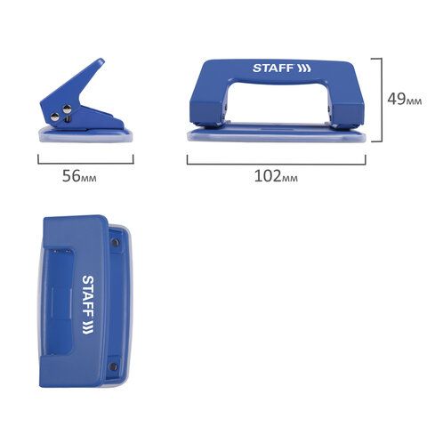 Дырокол на 10листов метал синий STAFF EVERYDAY 1/12/240 (Клиент) Дырокол на 10листов метал синий STAFF EVERYDAY 1/12/240 (Клиент)