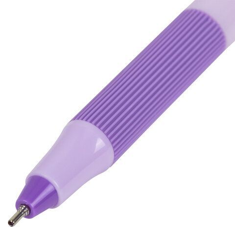 Ручка шариковая синяя линия 0,3мм ассорти BRAUBERG 