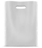 Пакет с вырубной ручкой ПВД (40х50)-50 белый  ПУ 50/500 Пакет с вырубной ручкой ПВД (40х50)-50 белый  ПУ 50/500