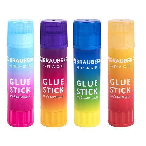 Клей-карандаш 21г BRAUBERG Grade PVP ассорти 1/12/648 Клей-карандаш 21г BRAUBERG Grade PVP ассорти 1/12/648