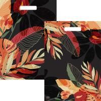 Пакет с вырубной ручкой (31,5х43)-50 Грэй Глосс Листья Тико 50/500 Пакет с вырубной ручкой (31,5х43)-50 Грэй Глосс Листья Тико 50/500