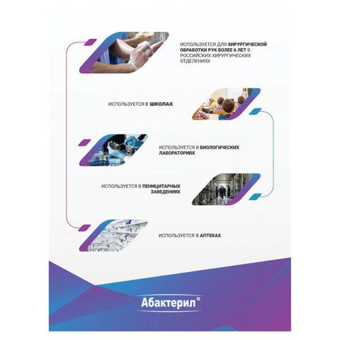 Средство дезинфицирующее кожный антисептик спрей 50мл АБАКТЕРИЛ 1/25 (Клиент)