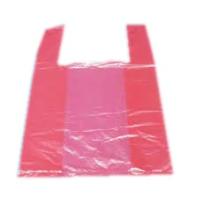 Пакет Майка ПНД (42+20)х72-18 розовая МП 100/1000 