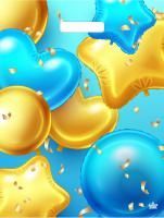 Пакет с вырубной ручкой (31х40)-30 Шарики в подарок Тико 50/1300 Пакет с вырубной ручкой (31х40)-30 Шарики в подарок Тико 50/1300