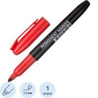 Маркер перманентный красный 2мм ATTACHE 1/12/864 Маркер перманентный красный 2мм ATTACHE 1/12/864