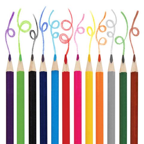 Карандаши цветные 12цв трехгранные заточенные ЮНЛАНДИЯ СЛАДКИЕ ИСТОРИИ 1/12 (вывод)