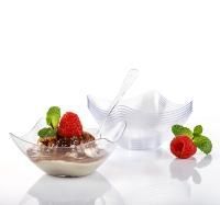 Креманка 75мл 76х76х36мм тарелка Квадрат прозрачная Complement 24/1152