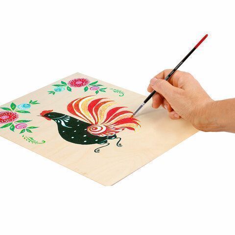 Кисть синтетика плоская №1 BRAUBERG 1/30 Кисть синтетика плоская №1 BRAUBERG 1/30