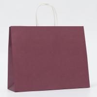 Пакет подарочный бумажный (31,5х25x11,5) крафт винный 1/500 Пакет подарочный бумажный (31,5х25x11,5) крафт винный 1/500