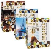 Пакет подарочный бумажный (26,4х32,7x13,6) ламинир мужской микс3 1/12/240 Пакет подарочный бумажный (26,4х32,7x13,6) ламинир мужской микс3 1/12/240