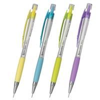 Карандаш ч/гр НВ механический 0,5мм резиновый грип, корпус ассорти BRAUBERG Elegant 1/12