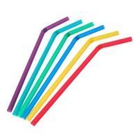 Трубочки для коктейля 240х8 с гофрой цветные (100шт) 1/48 Трубочки для коктейля 240х8 с гофрой цветные (100шт) 1/48