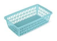 Корзина 250х140х70мм бирюзовая Велетта 1/38 Корзина 250х140х70мм бирюзовая Велетта 1/38