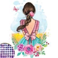 Алмазная мозаика Девушка 15х21см 1/20 Алмазная мозаика Девушка 15х21см 1/20