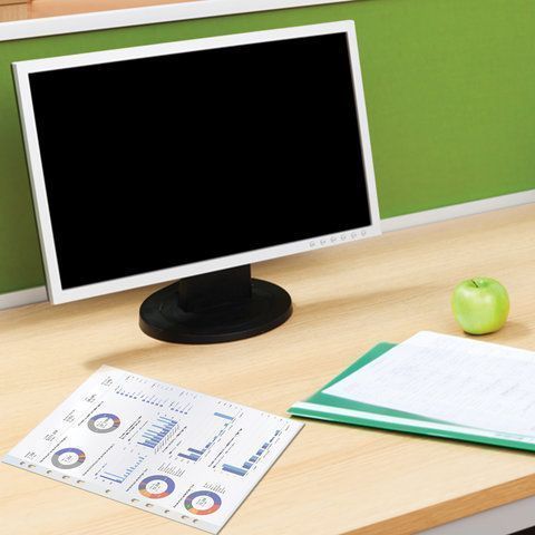 Перфофайлы А4 30 мкм гладкие STAFF 100шт яблоко 1/30 Перфофайлы А4 30 мкм гладкие STAFF 100шт яблоко 1/30