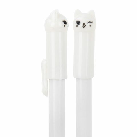 Ручка фигурная шариковая корпус ассорти, СИНЯЯ, узел 0,7мм ЮНЛАНДИЯ Котик 1/12 Ручка фигурная шариковая корпус ассорти, СИНЯЯ, узел 0,7мм ЮНЛАНДИЯ Котик 1/12