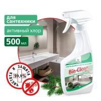 Средство жидкое 500л чистящее для сантехники с триггером Bio-Clean Clean&Green 1/12