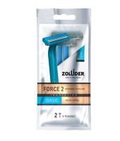 Станок для бритья одноразовый 2лезв 2шт Zollider 1/450