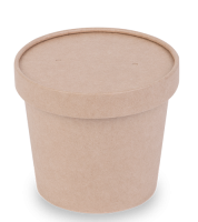 Крышка для супницы 300/500мл d-100мм бумажная OSQ ROUND BOWL kraft lid 100 30/600 Крышка для супницы 300/500мл d-100мм бумажная OSQ ROUND BOWL kraft lid 100 30/600