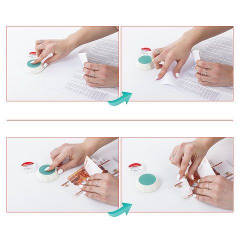 Гель для увлажнения пальцев 20г нежирный нетоксичный BRAUBERG 1/12/192